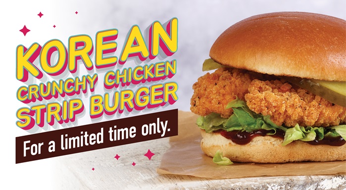 Wetherspoons has added a Korean crunchy chicken strip burger to its menu