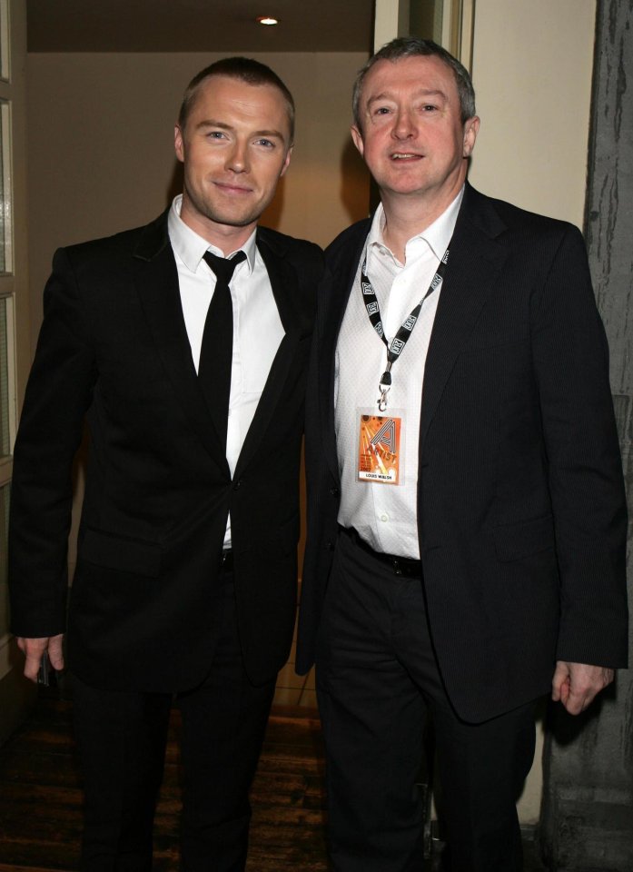 Ronan Keating and Louis Walsh were once good friends