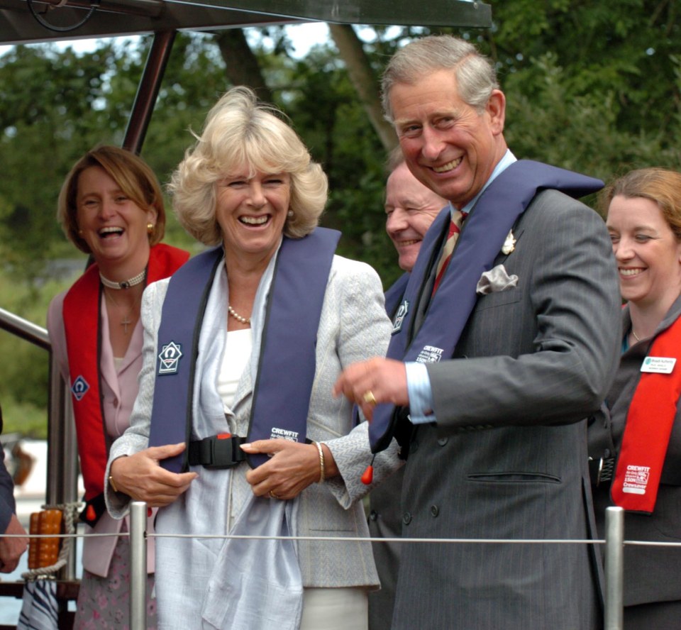 Charles and Camilla together in 2005, the year they tied the knot