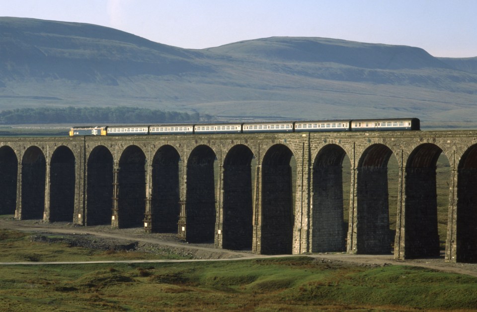 The Ribblehead viaduct is the most famous part of the track