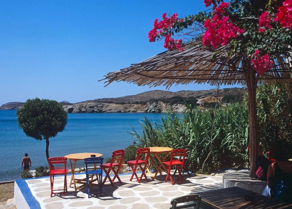 The Greek island of Lipsi  is just five miles from end to end and has a population of 800