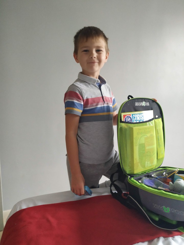 My children love packing their booster backpacks too