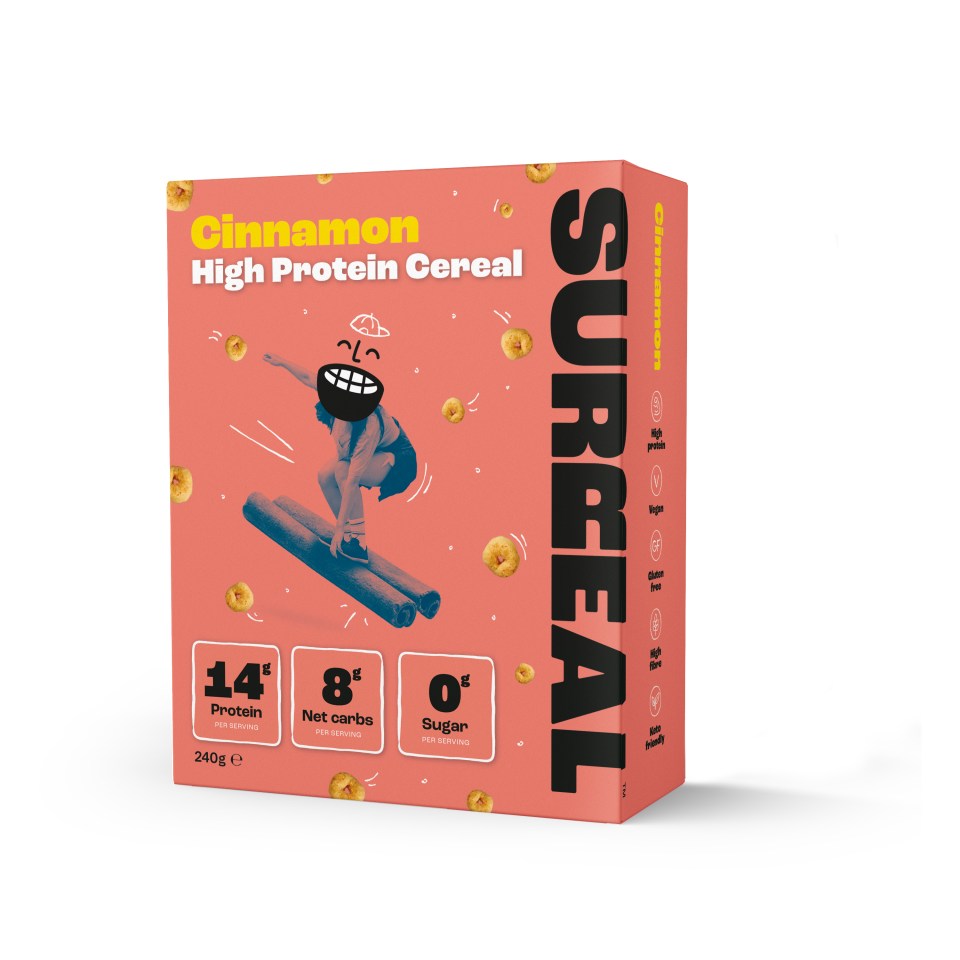 Surreal cereal is vegan and gluten-free