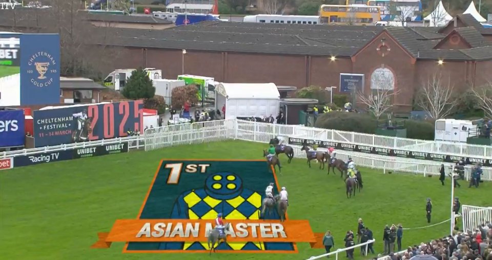 ITV's graphic wrongly announced Asian Master as the winner