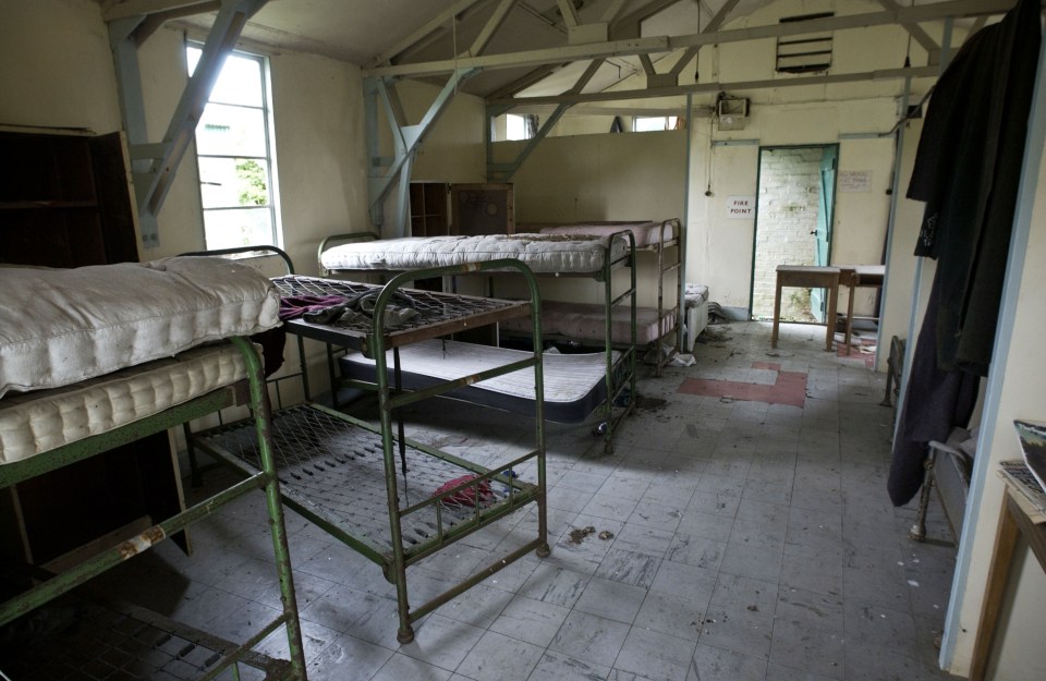 Sleeping quarters inside the bunker where senior members of the government would have sought shelter