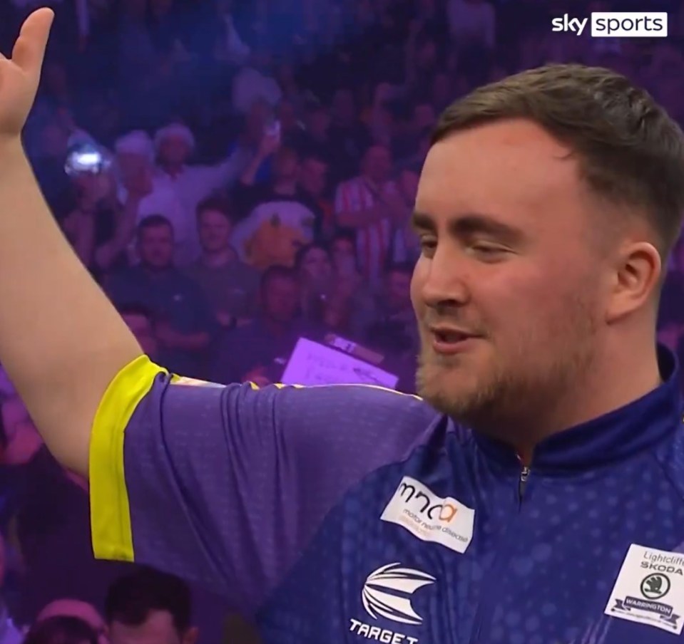 Luke Littler was singing Mr Brightside with the Premier League darts crowd in Nottingham