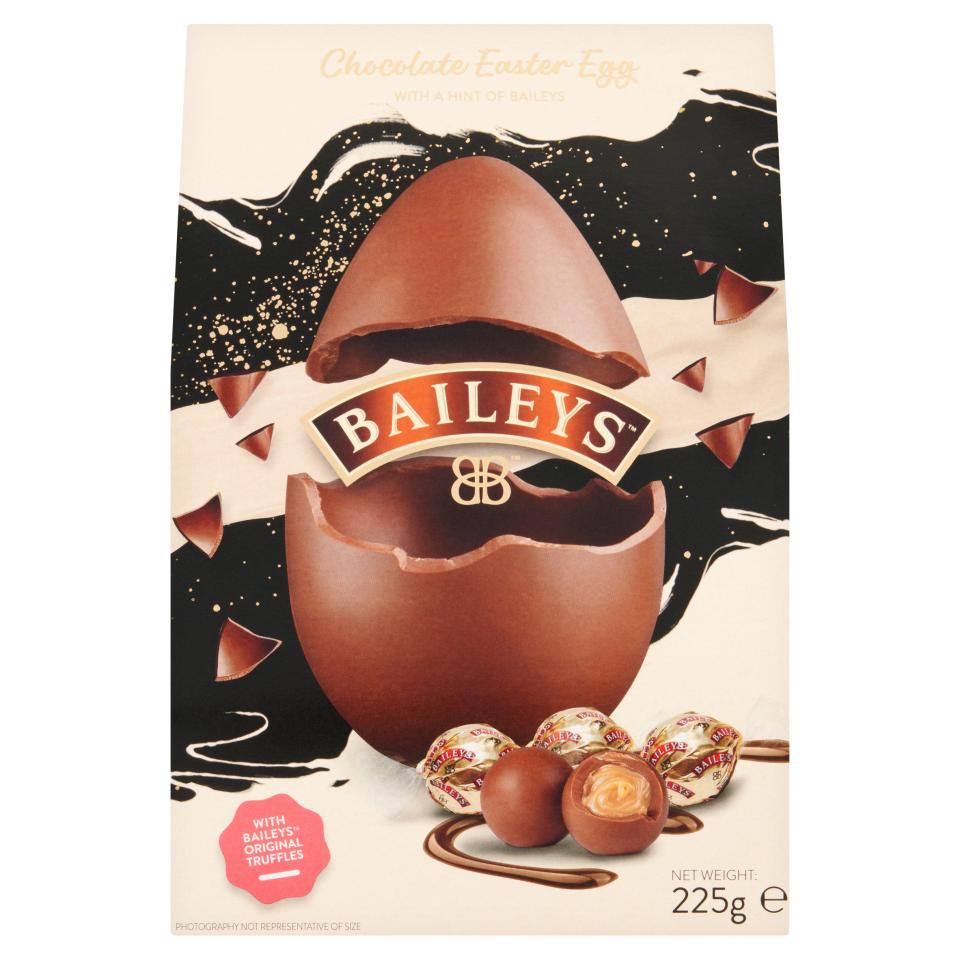 Baileys chocolate Easter egg is £8 at Sainsbury’s