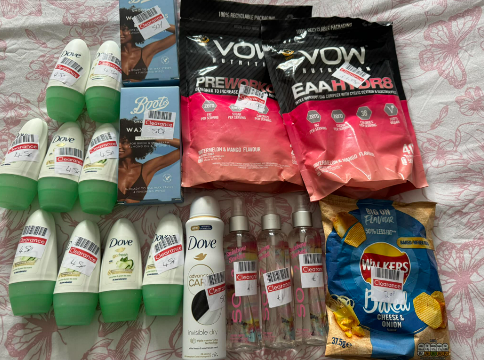 Louise Mae showed off her hugely discounted clearance haul on Facebook