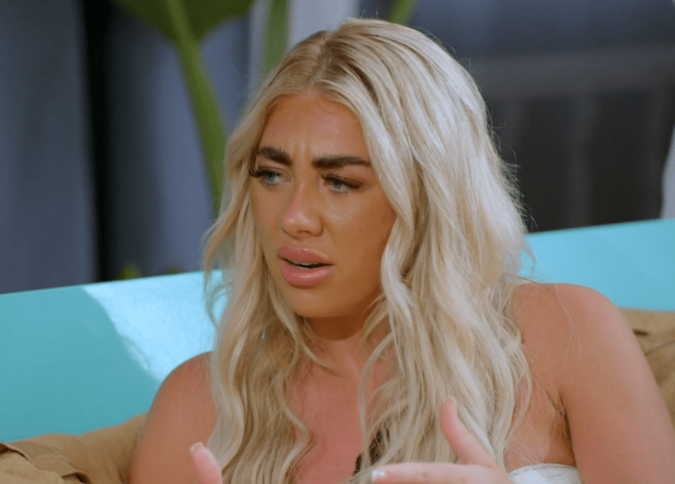 Paige Turley confronts Finn Tapp about his new romance on Ex on the Beach