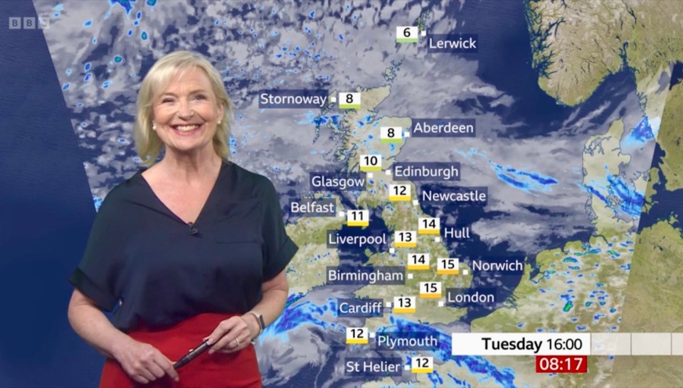 Carol Kirkwood unfortunately didn't make the final cut for Strictly Come Dancing