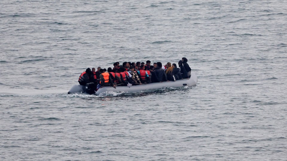 A boat carrying 16 migrants capsized today, killing a young girl (stock)