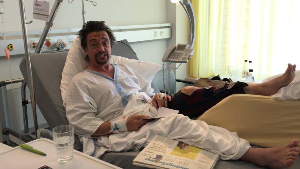 THE GRAND TOUR : Video from @richardhammond direct from his hospital bed