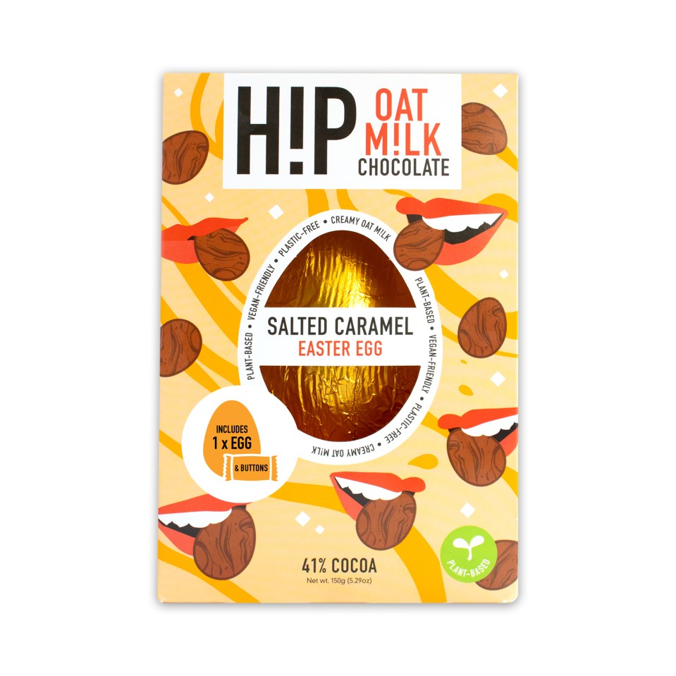 If you can't go without an Easter egg, try the salted caramel option from Hip Chocolate