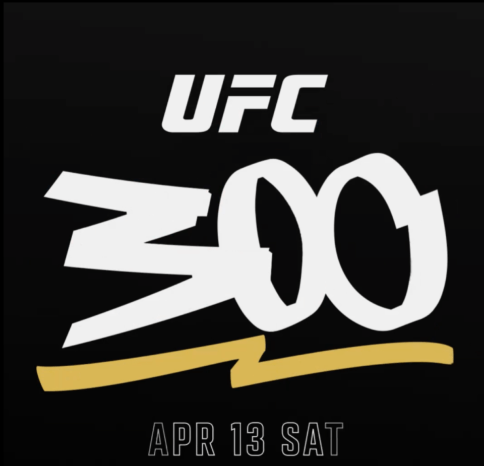 UFC 300 takes place at the T-Mobile Arena in Las Vegas on April 13