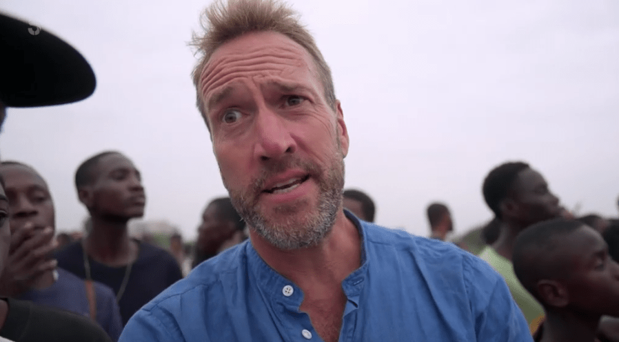 Ben Fogle called the moment 'pretty weird'