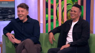 The One Show viewers were left seriously distracted during Thursday night's episode which was hosted by Roman and Jermaine