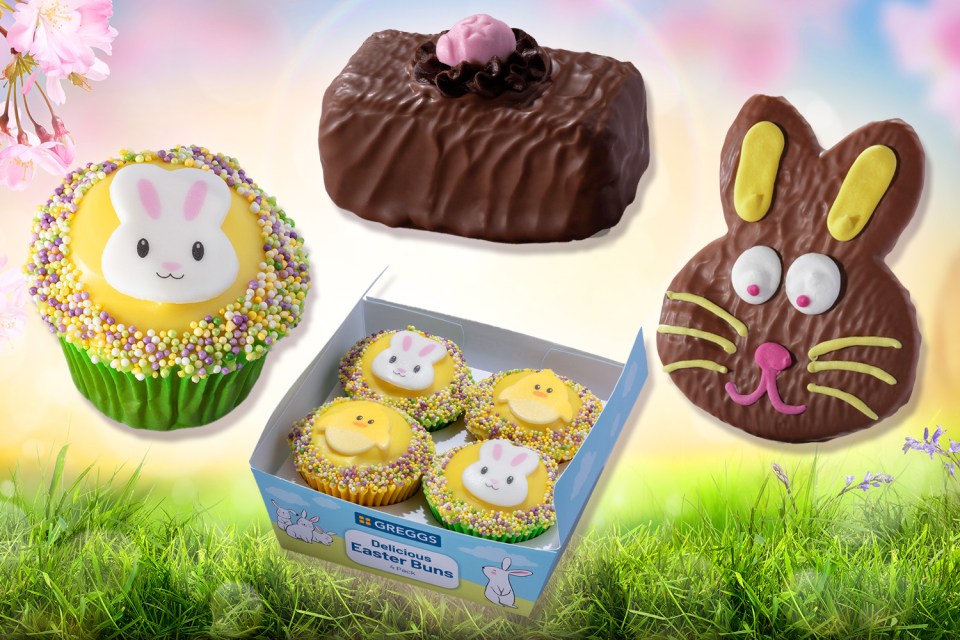 Greggs’ Easter menu hits stores on Thursday, March 14