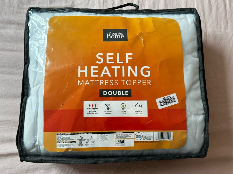 Asda's Self Heating Mattress Topper costs just £30 for a double