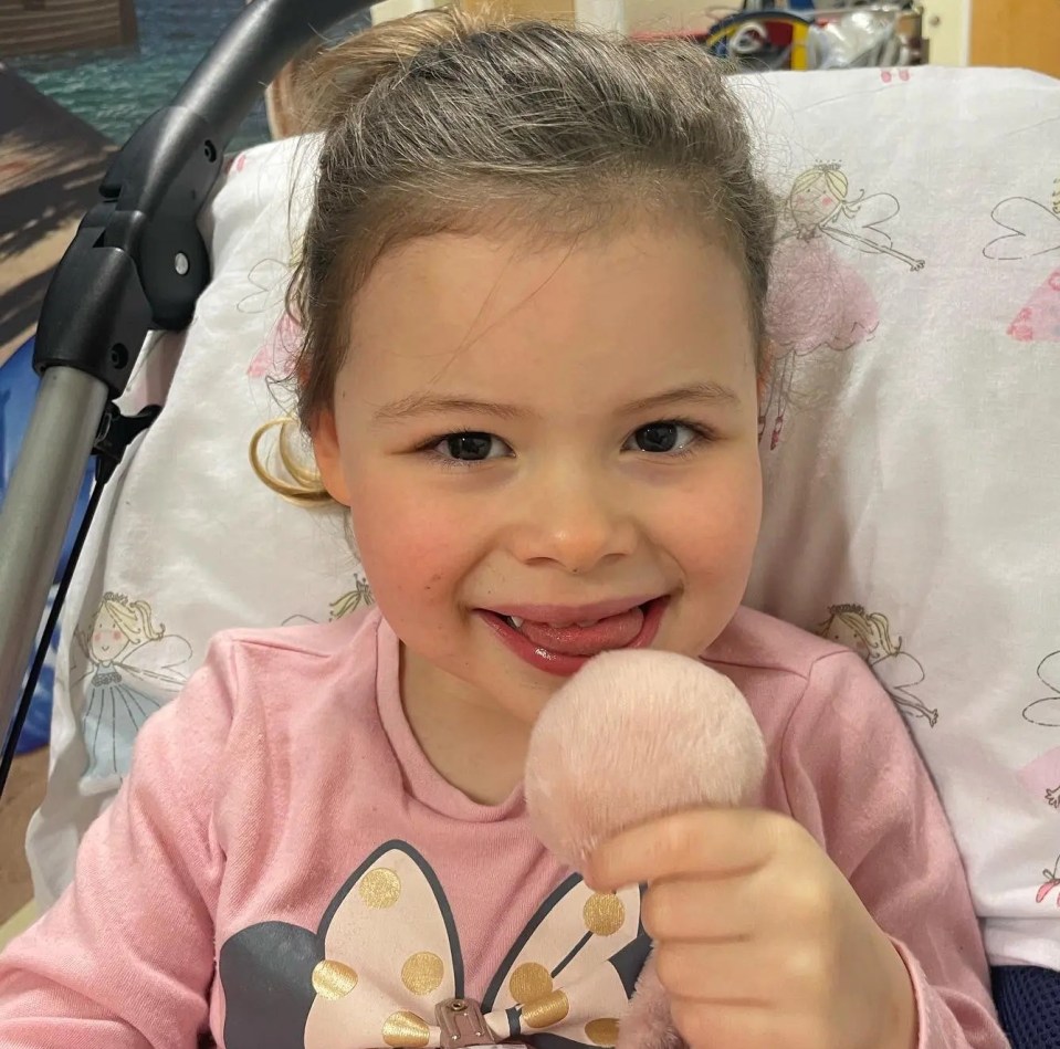 Sophia managed to defy the odds and is now recovering