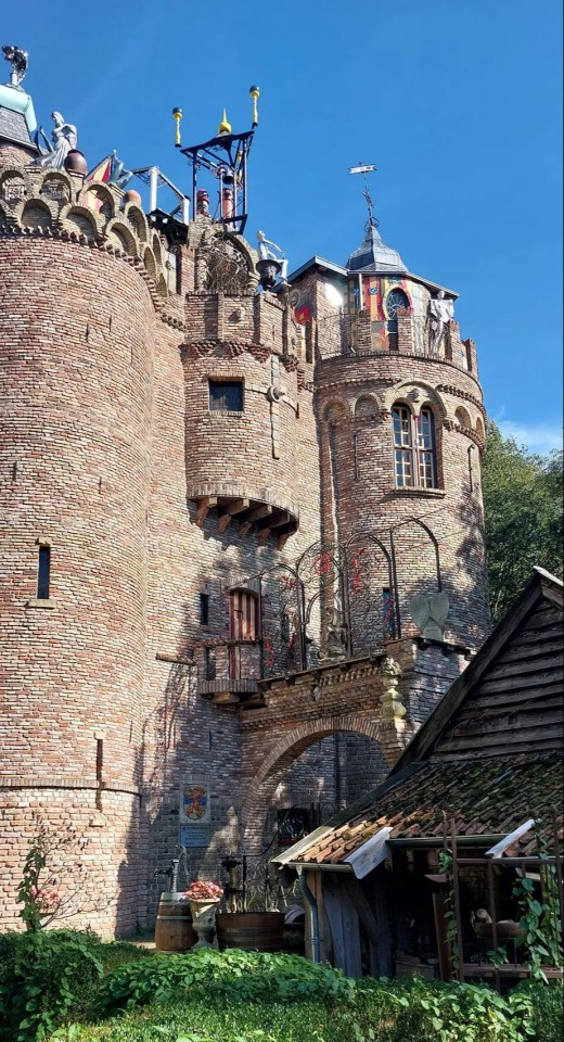 Gerry built the castle almost single-handedly