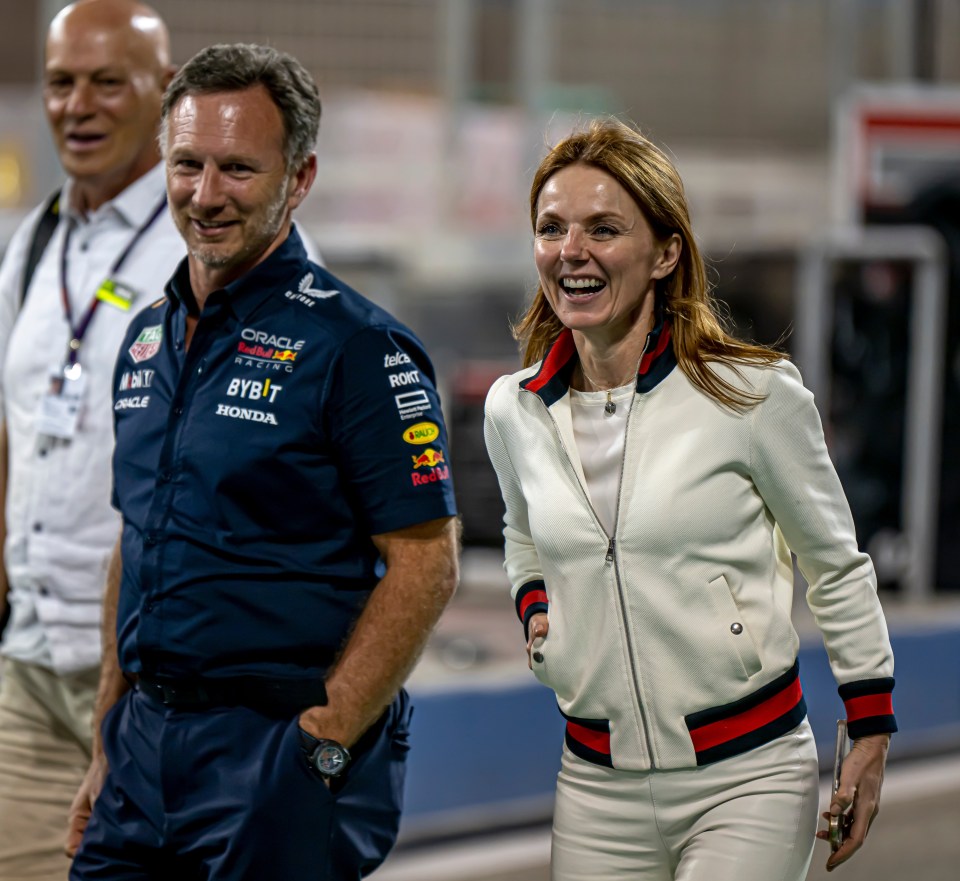 Geri Halliwell knew of the female employee at the centre of her husband Christian Horner's texting scandal