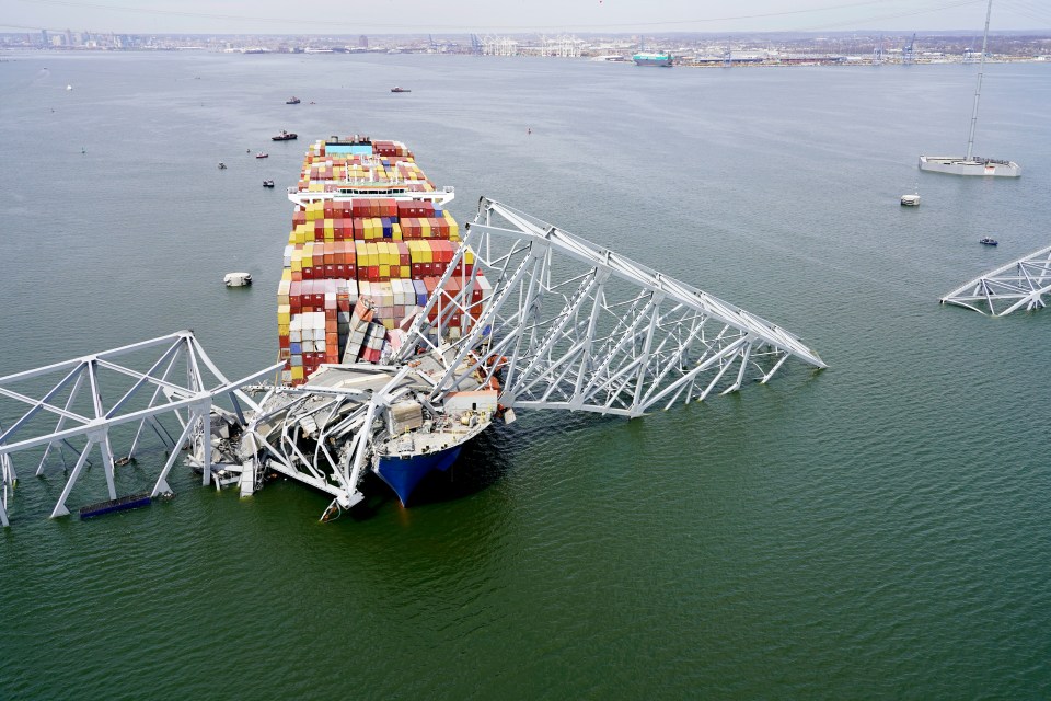 A cargo ship rammed into Francis Scott Key Bridge in Baltimore on Tuesday