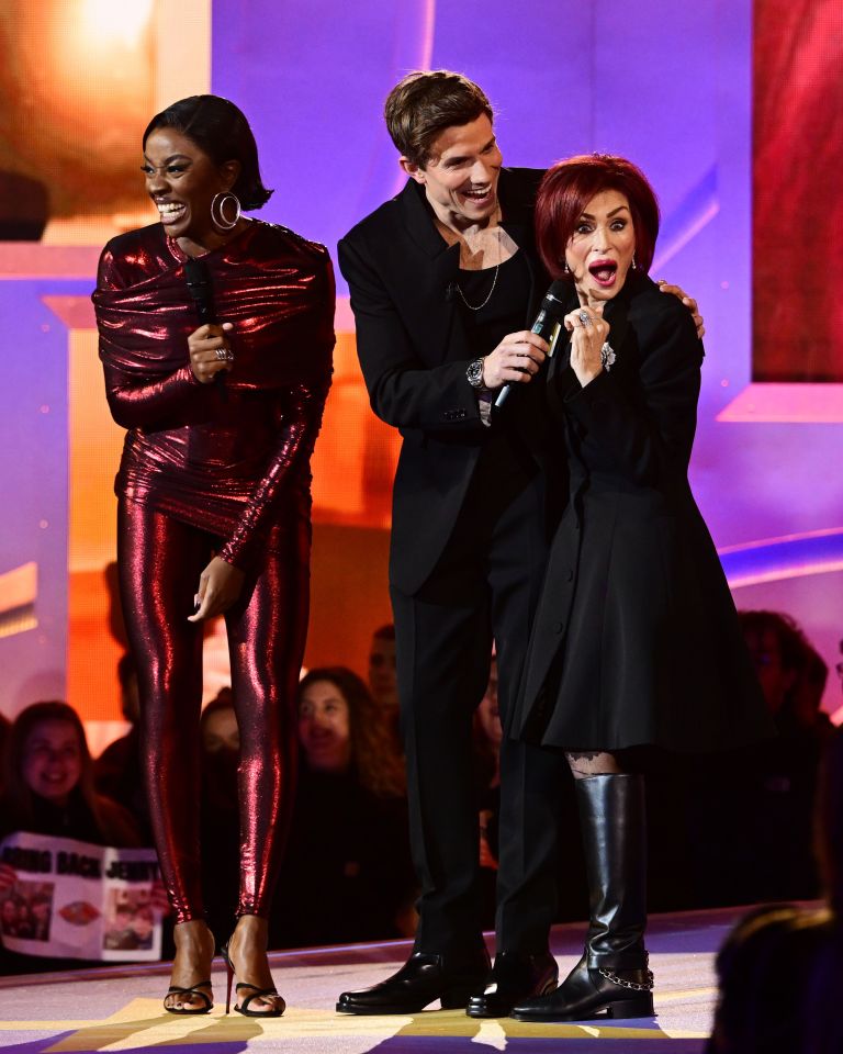 Sharon Osbourne entered the Big Brother house in a show first