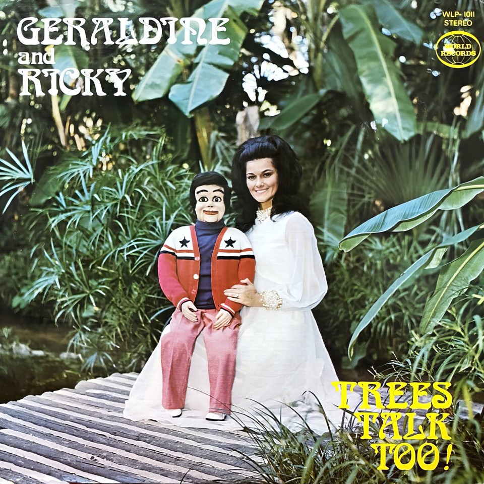 Geraldine and Ricky's Trees Talk Too features a woman with a creepy wooden puppet