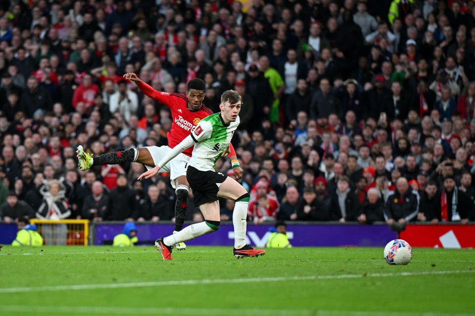 Amad Diallo scored the winner for Man Utd against Liverpool