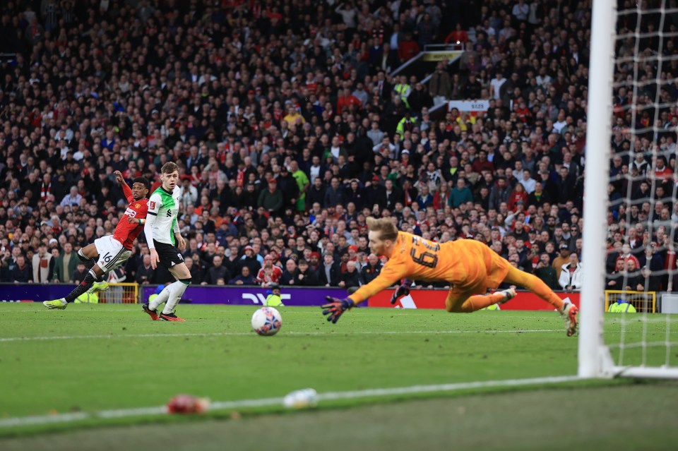 The winger booked United's place in the semi-final with a 122nd minute strike