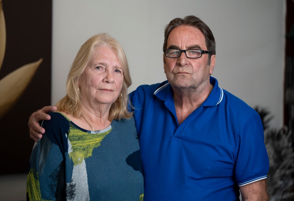 Amelia and Tony Barnham pictured at their home in Baron's Court, London