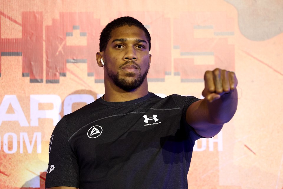 Joshua is looking for a big win in Saudi Arabia on Friday