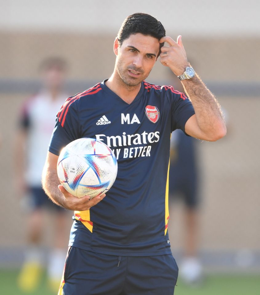 Mikel Arteta took his players to Dubai mid-season