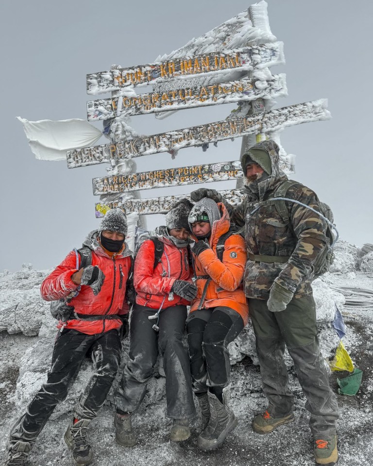 He’s previously climbed Kilimanjaro – and is on a ultraman challenge in the UK currently