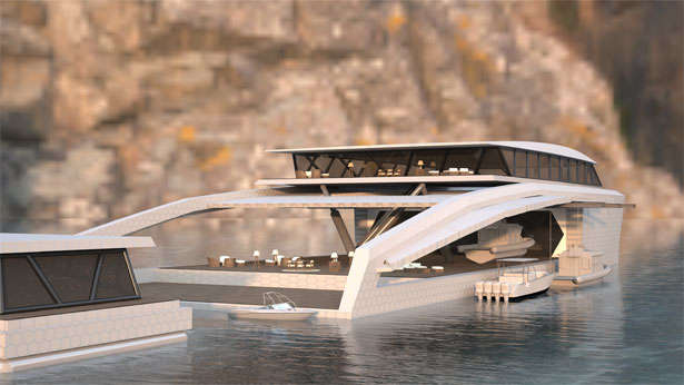 The floating units could also be used as a guesthouse