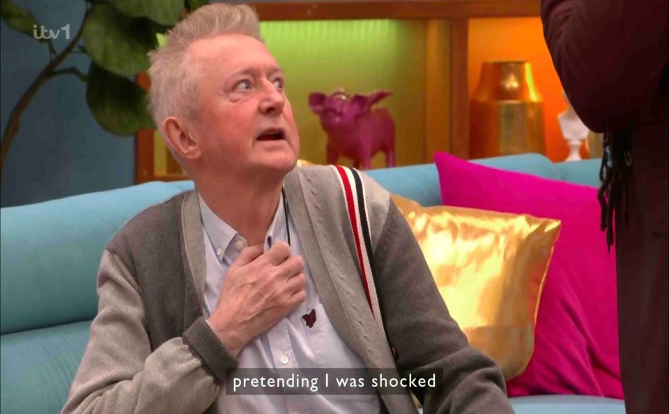 Louis Walsh slammed Gary Goldsmith on tonight's Celebrity Big Brother