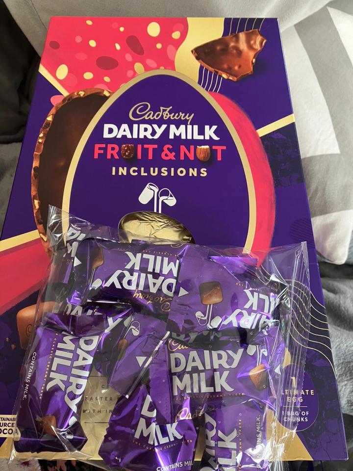 One user bought the Cadbury Fruit and Nut Easter Egg