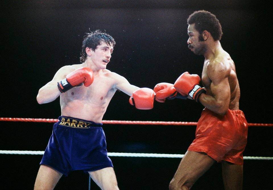 Barry fought Panamanian Eusebio Pedroza at Loftus Road Stadium in 1985