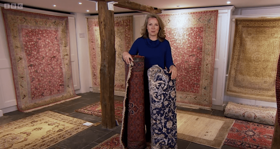 Host Christina showcased the art and history of Persian carpets