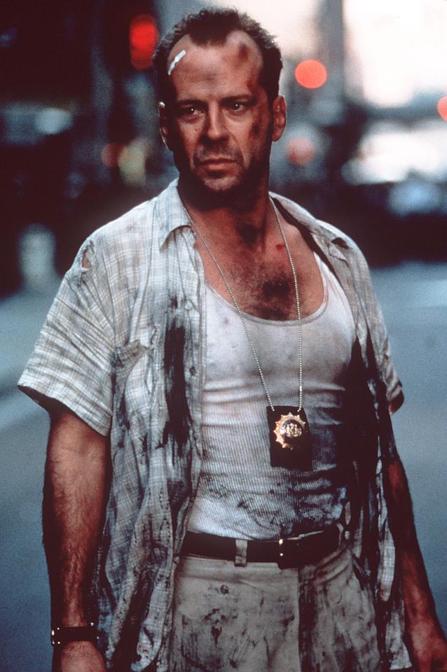 The Hollywood icon is know for his role in Die Hard