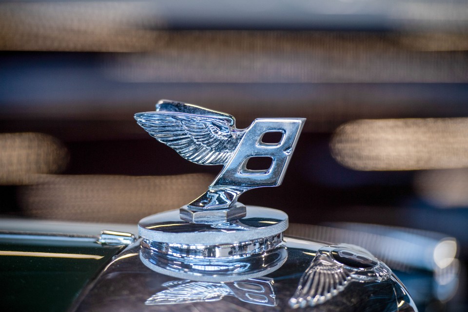 Bentley's iconic winged logo