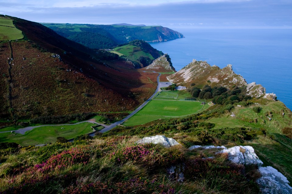 Lynton sits atop some of the tallest sea cliffs in the England