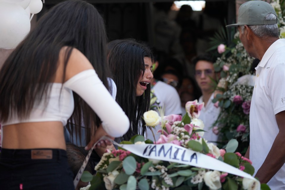 Citizens gathered on Friday to mourn the death of Camila