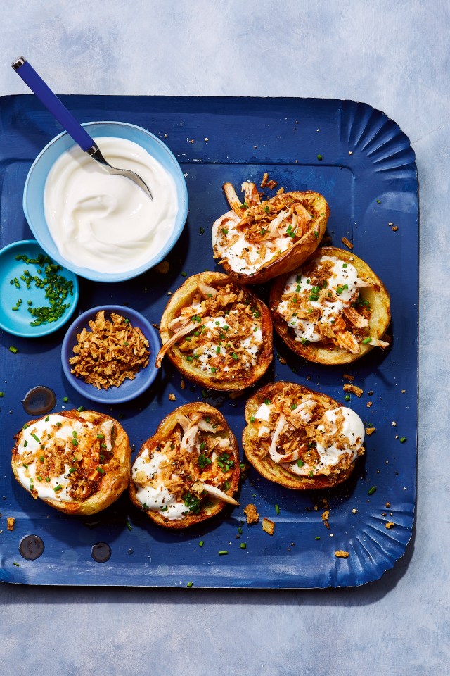 These loaded potato skins are the ultimate comfort food