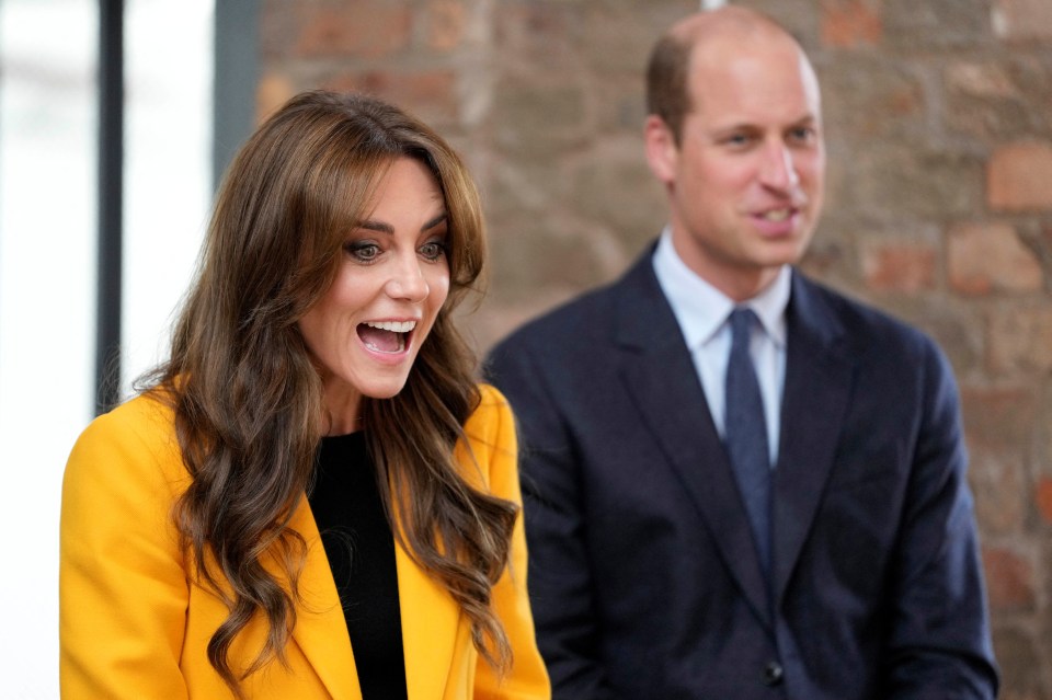 Princess Kate and Prince William together in October last year