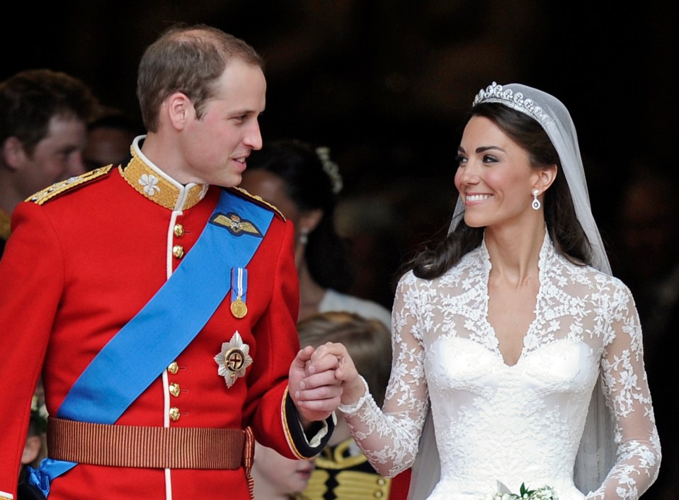 The couple's  wedding at Westminster Abbey in 2011