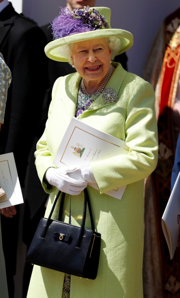 The late Queen is said to have been so impressed by four young troopers at the wedding