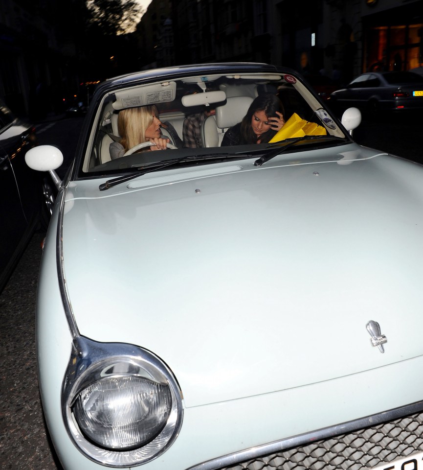 In her early years, The Saturdays singer could be seen behind the wheel of a Nissan Figaro