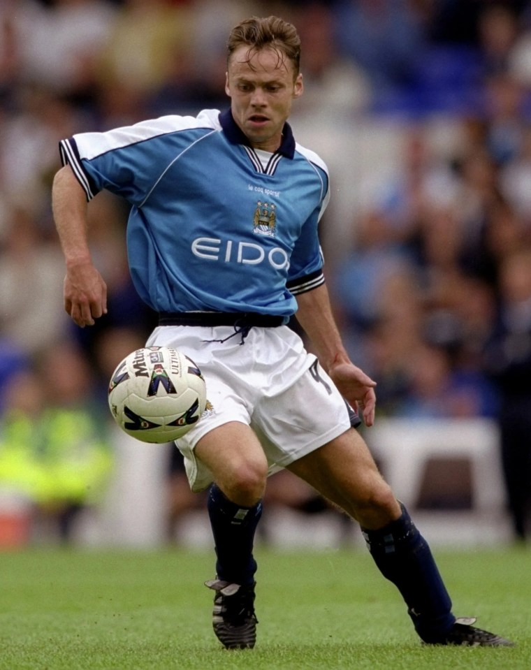 Paul Dickov helped Man City climb back from the the third tier to the Prem