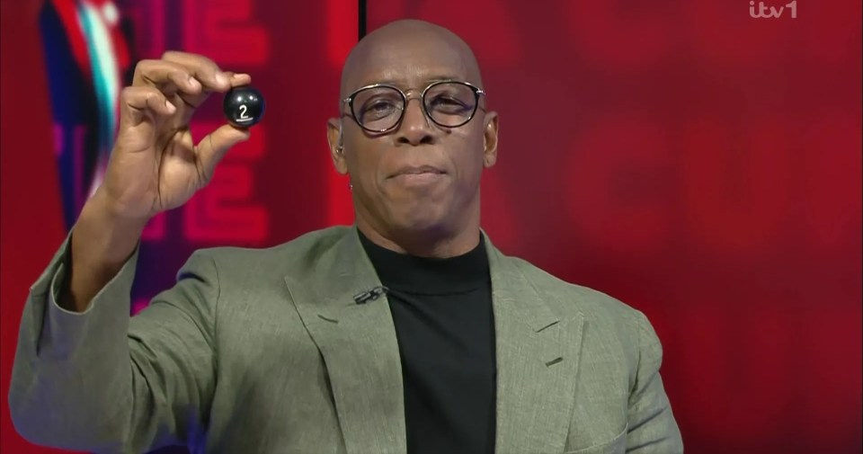 Ian Wright was criticised for the manner of Sunday's FA Cup semi-final draw